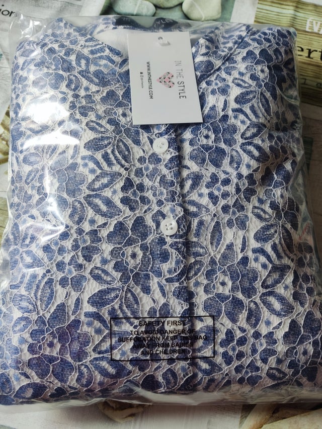 Blue Floral maxi dress