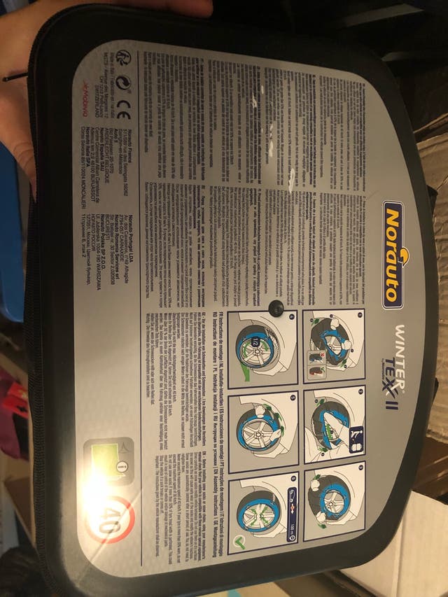 Cadenas/mallas para coche